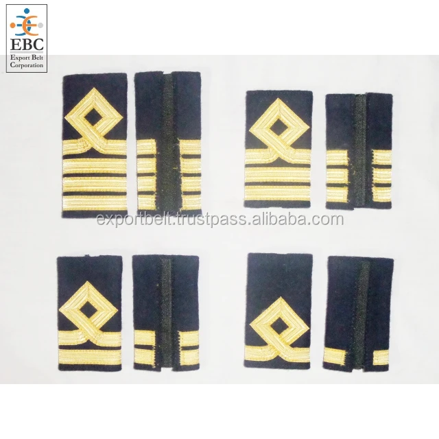 Oem Lieutenant Commander Shoulder Straps Customized Merchant Ring