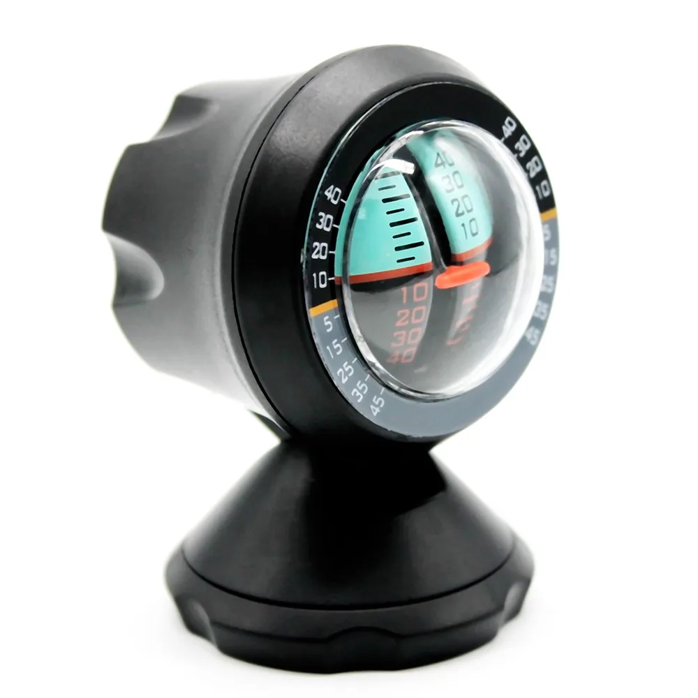 KIMISS Car Inclinometer Vehicle Angle Slope Tilt Indicator Level Measure Balancer Meter Gradient Finder Tool Tilt Indicator 
