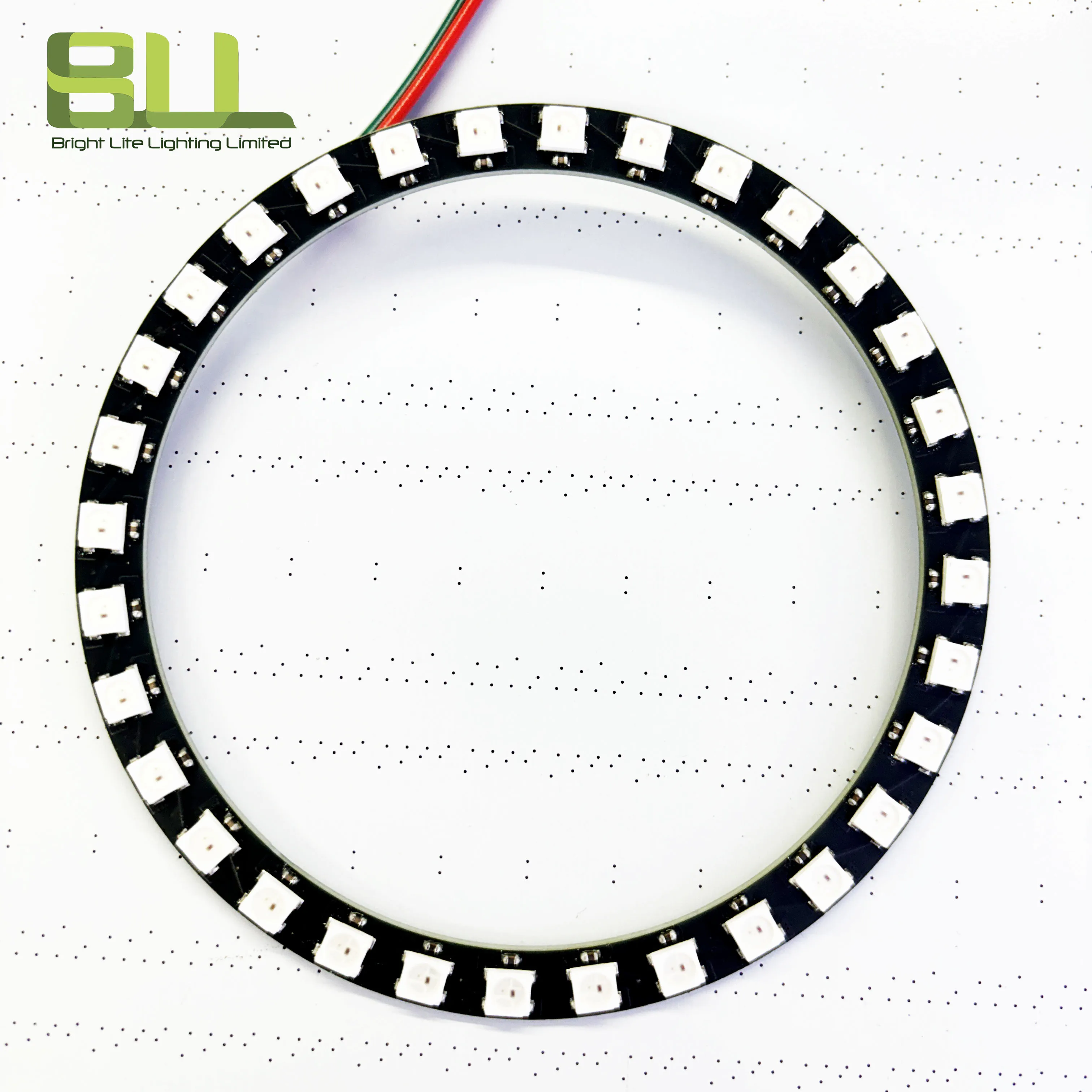 Smart LED Ring WS2812  Individually Addressable Pixel RGBIC 32Leds DC5V Led Strip Light