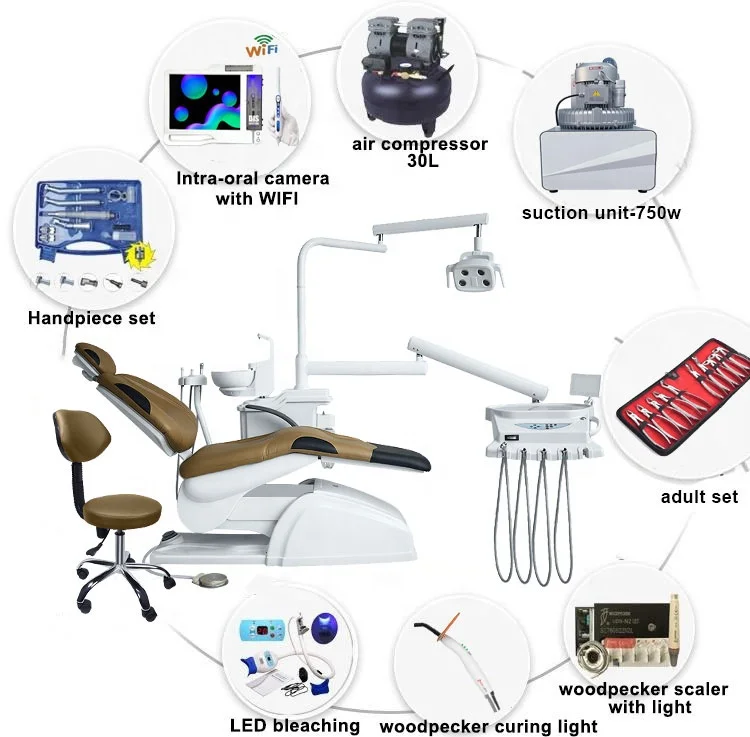 High Quality Elegant Complete Dental Bed Dental Chair details