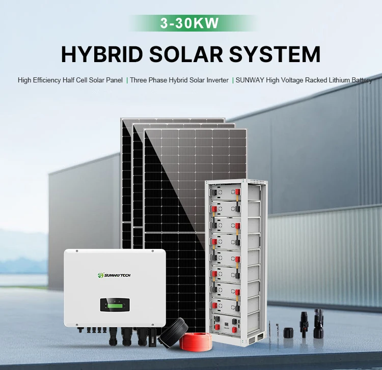 Complete Hybrid Solar Energy Storage System 10kw 15kw 20kw Off On Grid