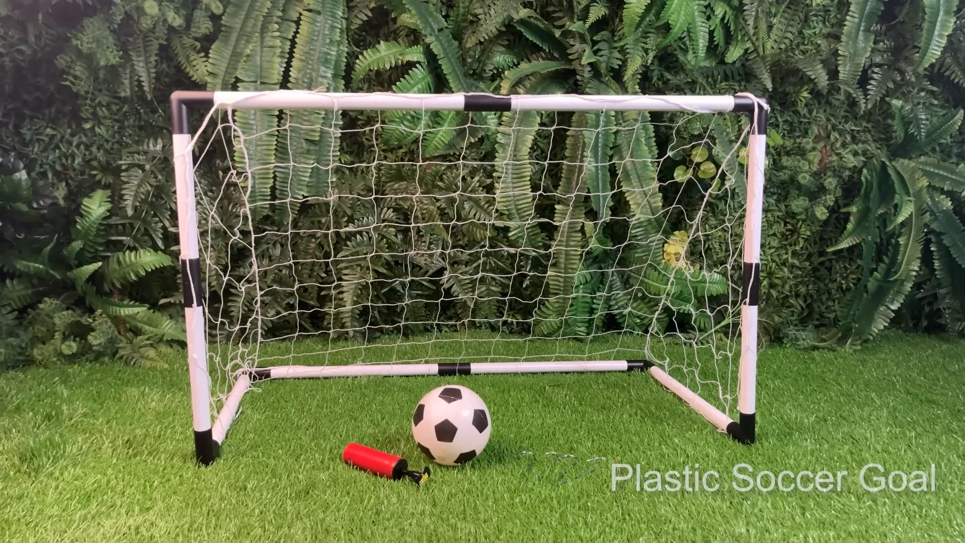 High Quality 93x60x50cm Mini Plastic Soccer Goal Set Indoor And Outdoor