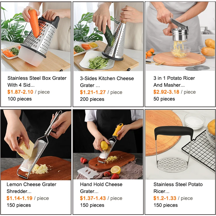 3 In 1 Stainless Steel Kitchen Potato Ricer And Masher Buy Stainless