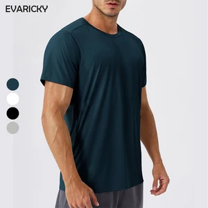Men's Lightweight Quick-Drying Summer Outdoor Running Fitness Sports Gym T-Shirt Short-Sleeved Sweatshirt for Active Lifestyle