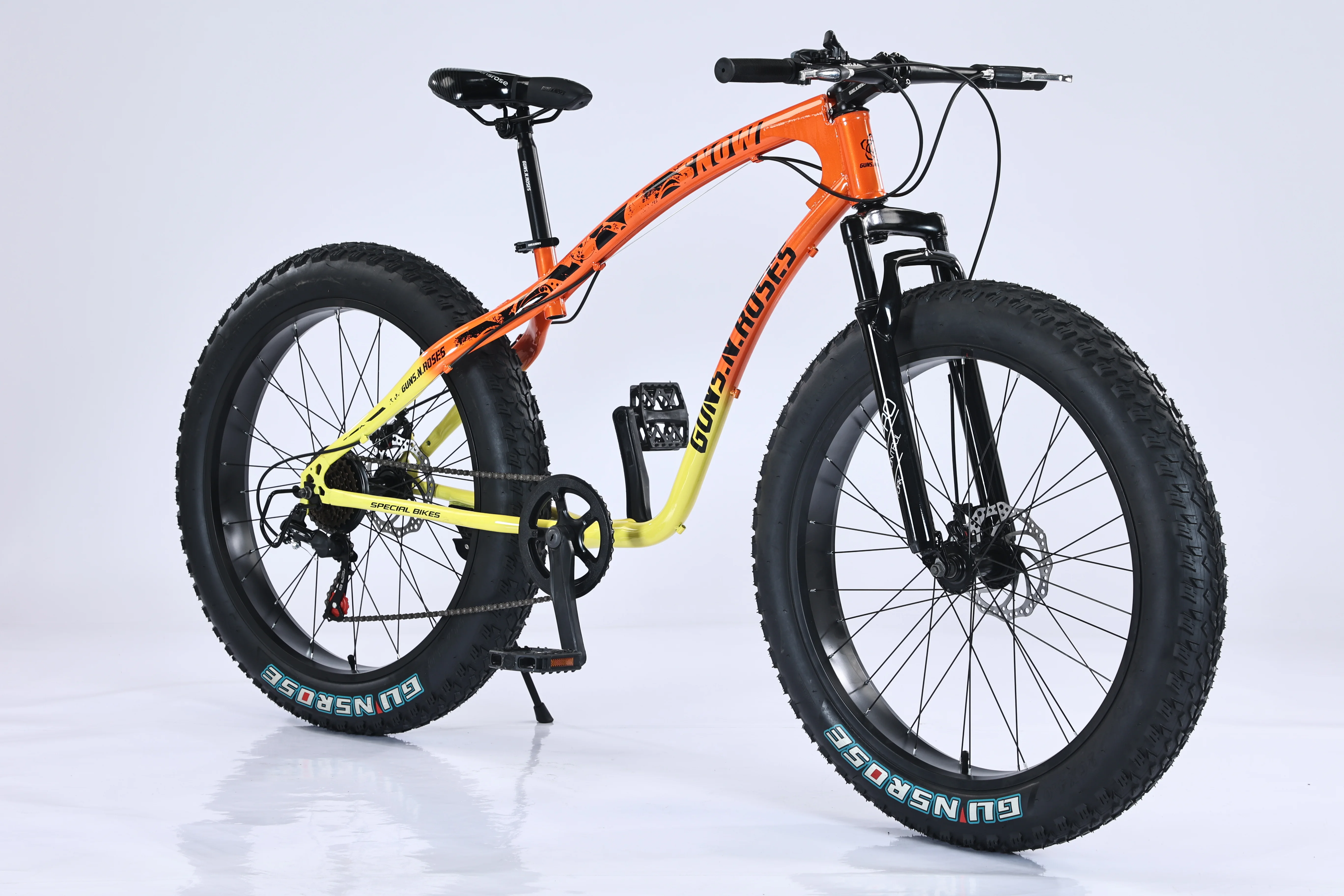 ファットバイク 20インチホイール、自転車 ファットタイヤマウンテン 