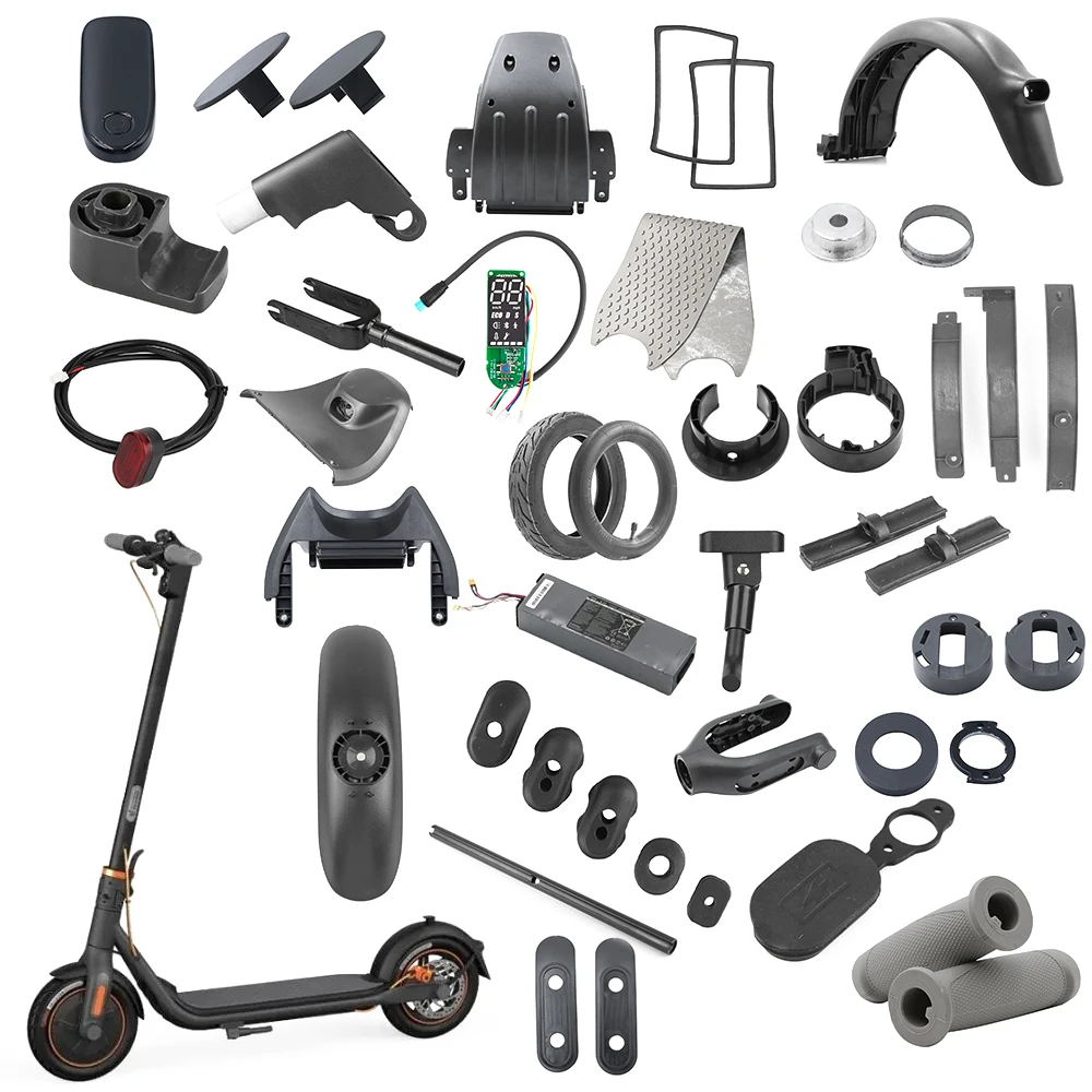 Original Rear Fender Mudguard for Ninebot F40 Electric Scooter Black Accessories Kids' Scooter Replacement