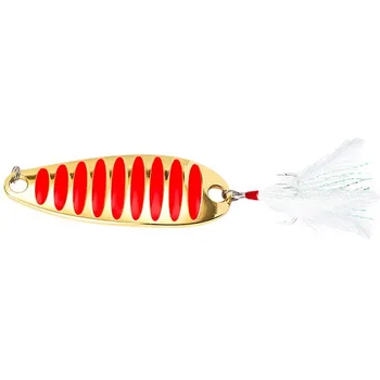 Single Curved Zinc Alloy Luya Sequin Artificial Hard Bait Lure for Bass White Bass with Hooks – Hard Lure – view 2
