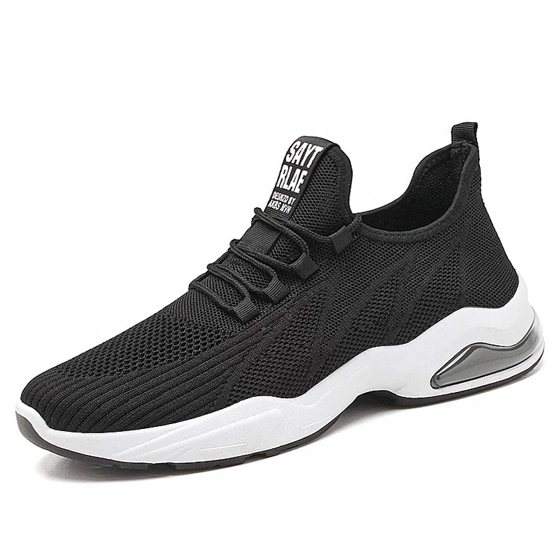 New Fashion Soft Soles Running Comfortable High Quality Men Sneakers Black Breathable Mesh Sneakers