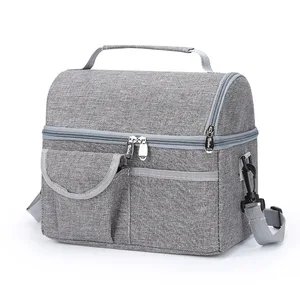 Eastshine Cross-border New Style Double Layer Cationic Large Insulated Picnic Bag Breast Milk Fresh Bag Food Insulated Ice Bag