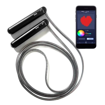 smart lighting jump rope with APP, show your text  and count No.in the MID AIR with the latest technology skipping rope for fitn