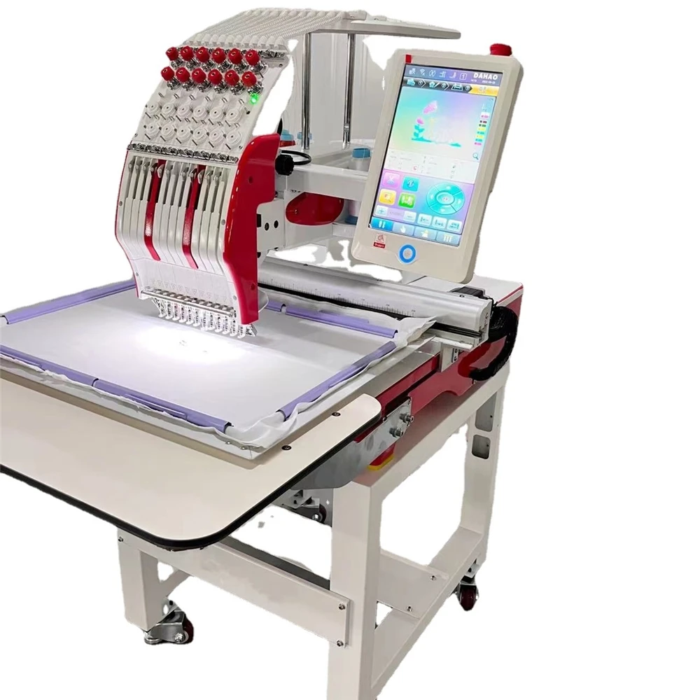 Rotating Label Lace Making Computerized Rack Embroidery Machine Price
