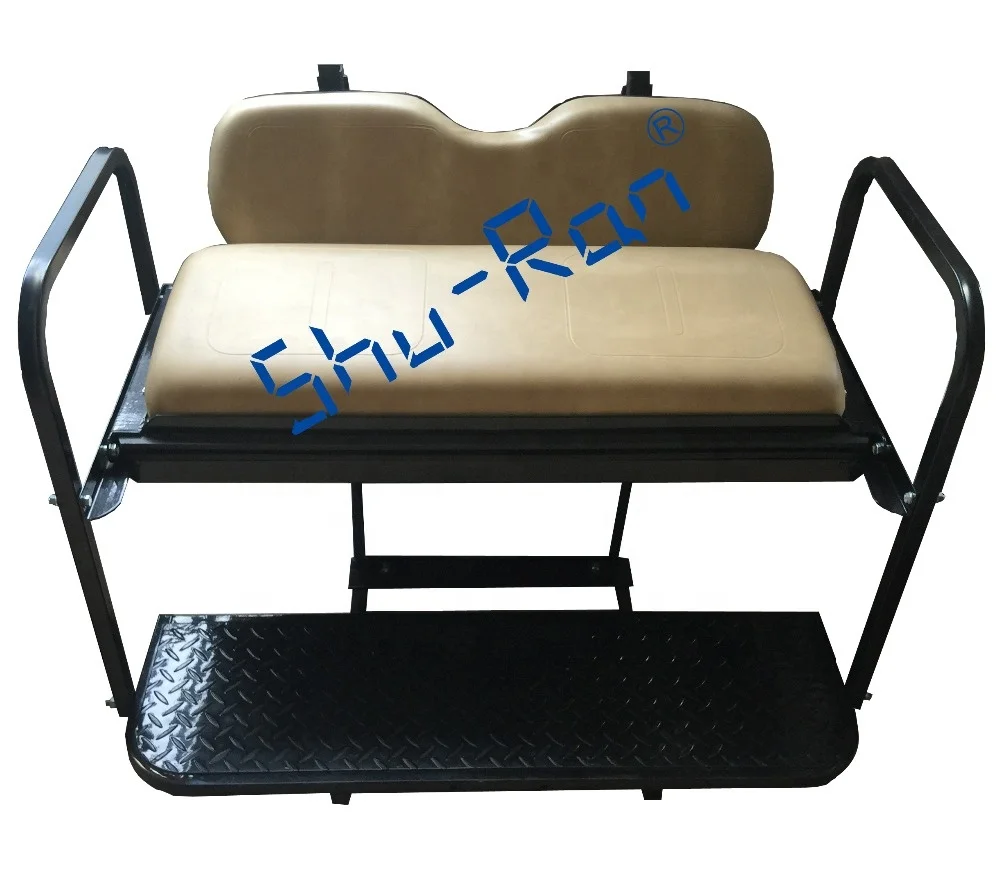 E-z-go Txt Golf Cart Flip Flop Rear Back Seat Kit With Grab Bar And Roof  Support - Buy Ezgo Golf Cart Seat Kit,Golf Cart Flip Flop Rear Seat Kit Ezgo  Txt,Golf Cart