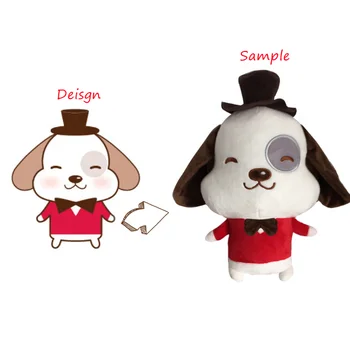 Cheap Custom no minimum Soft Cute Dog Toys Baby Plush Stuffed Animal Toy For Kids