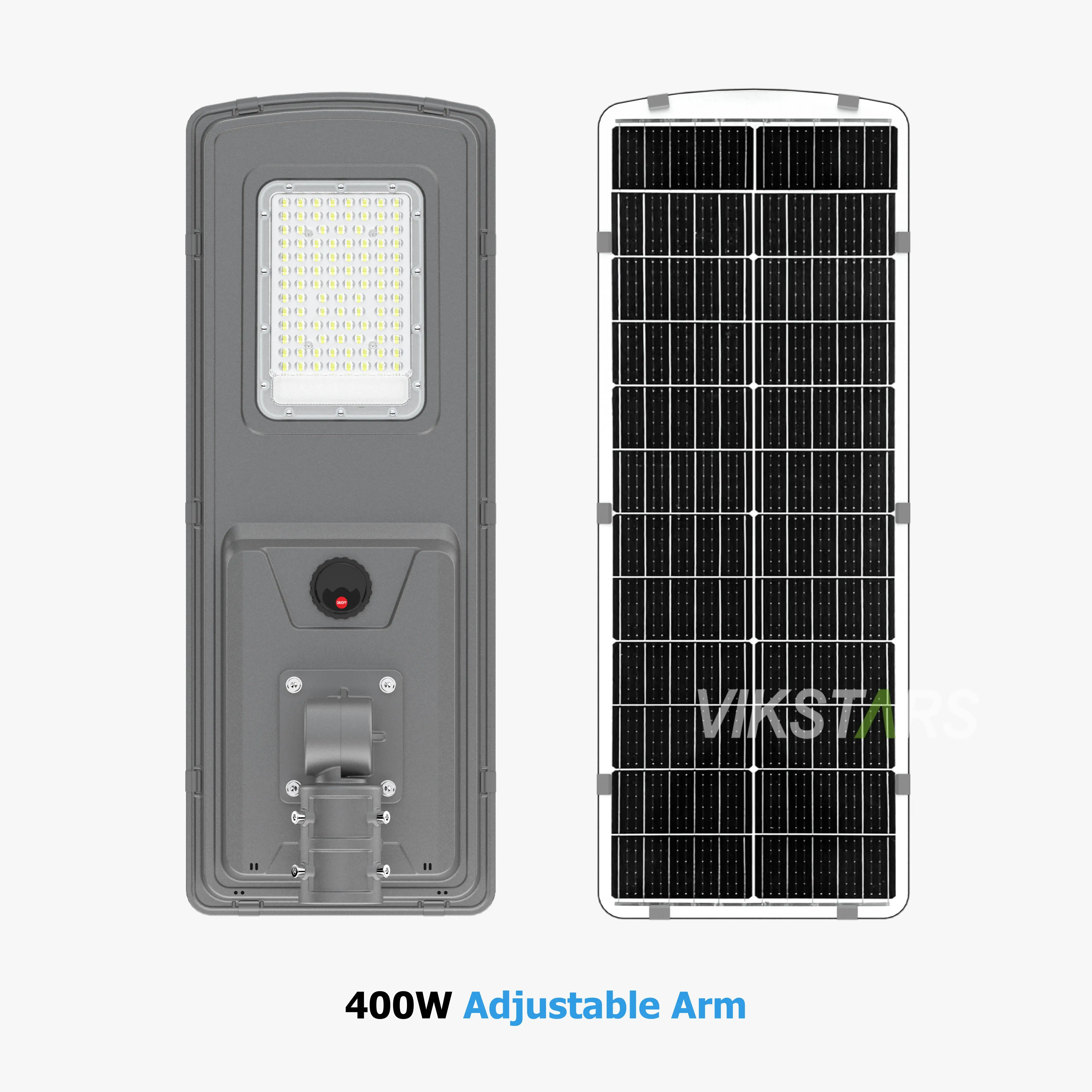 2025 Newest All in One Solar Street Lights Outdoor 300w 400w 500w Lamp for Road With Light Sensor Motion Sensor Solar Lamp