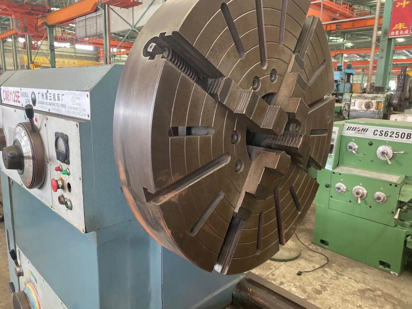 Used Large Diameter Turning Machine 3000MM Manual Metal Lathe Machine Horizontal Lathe Machine