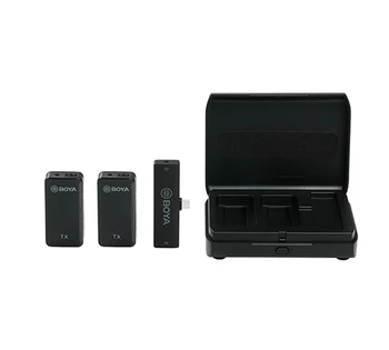 BOYA BY-XM6 S2 2.4G Dual-channel Mini Wireless Lavalier Microphone System for Mobile Phone DSLR Camera Camcorder YouTube detail image