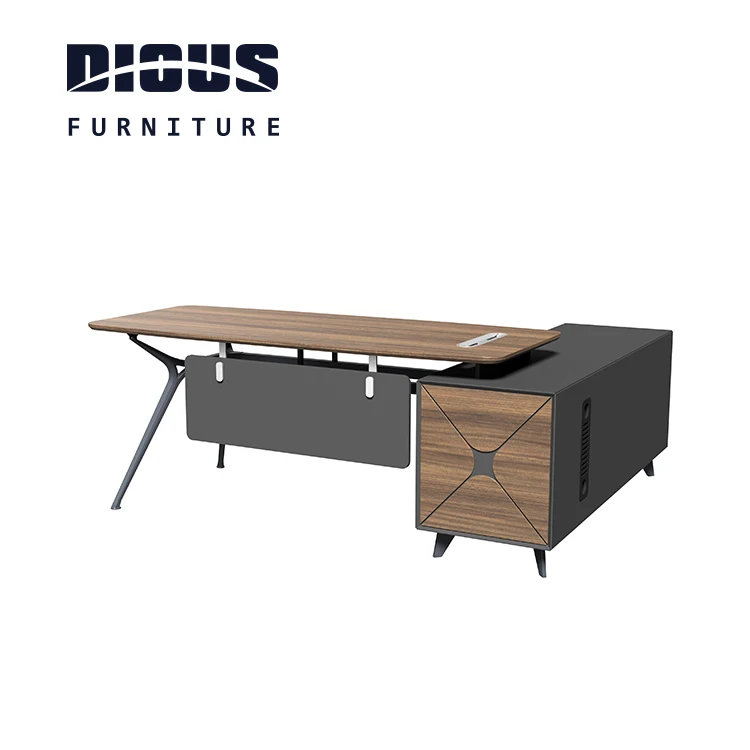 Dious hot sale popular standard office desk dimensions desk and chair set