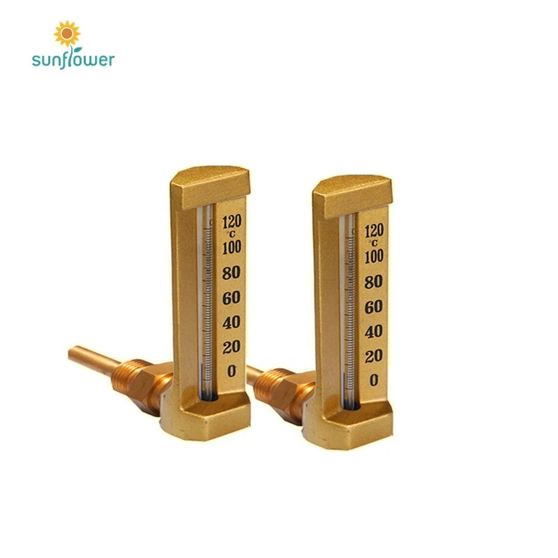 V-shape Glass Marine Thermometer V-line Thermometer