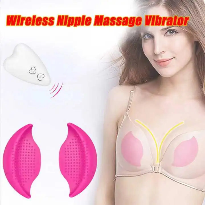 Breast Massage Stimulator Wireless Remote Control Female Vibration Breast Patch Flirting Dredge Breast Vibrators Orgasm Sex Toys_voghion.com