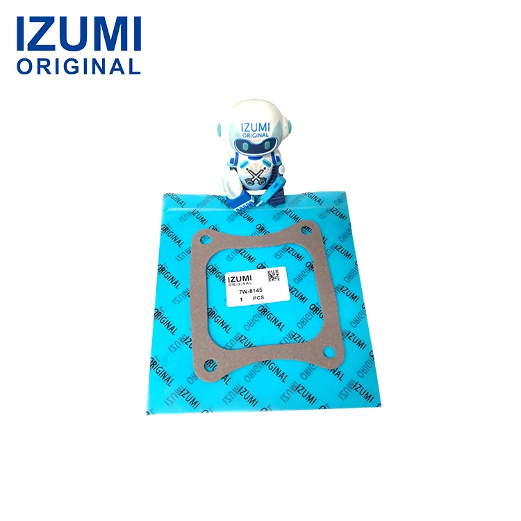 Gasket Manifold Pembuangan Asli IZUMI 7w8145 7w-8145, Tebal 1,6 mm, untuk Suku Cadang Mesin Industri Caterpillar