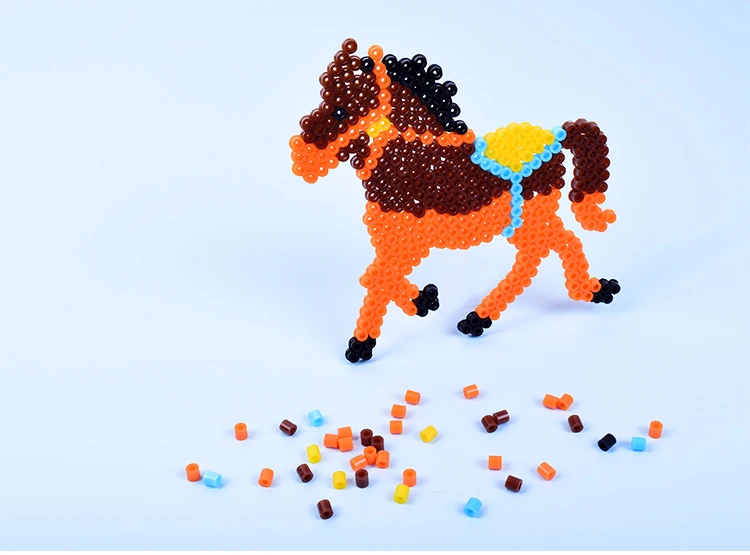 Wholesale 5mm Diy Hama Beads Perler Beads Eva Environmental Funny Plastic Hama Perler Beads