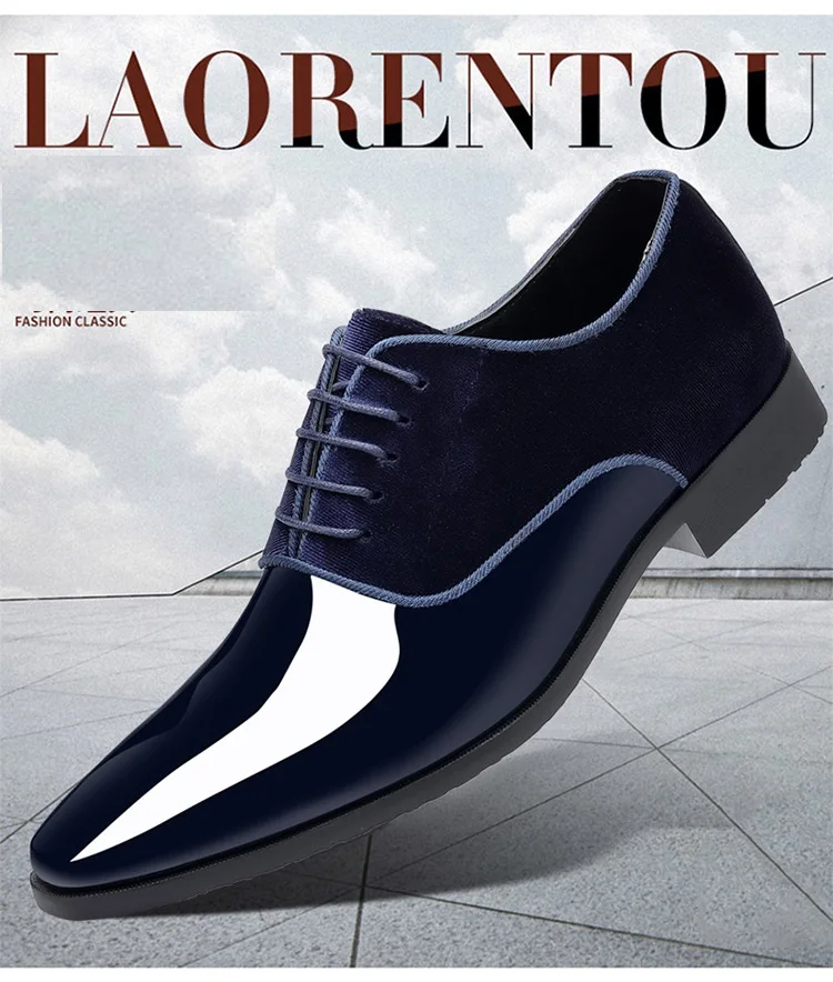 2025 último estilo de zapatos formales para hombres de alta