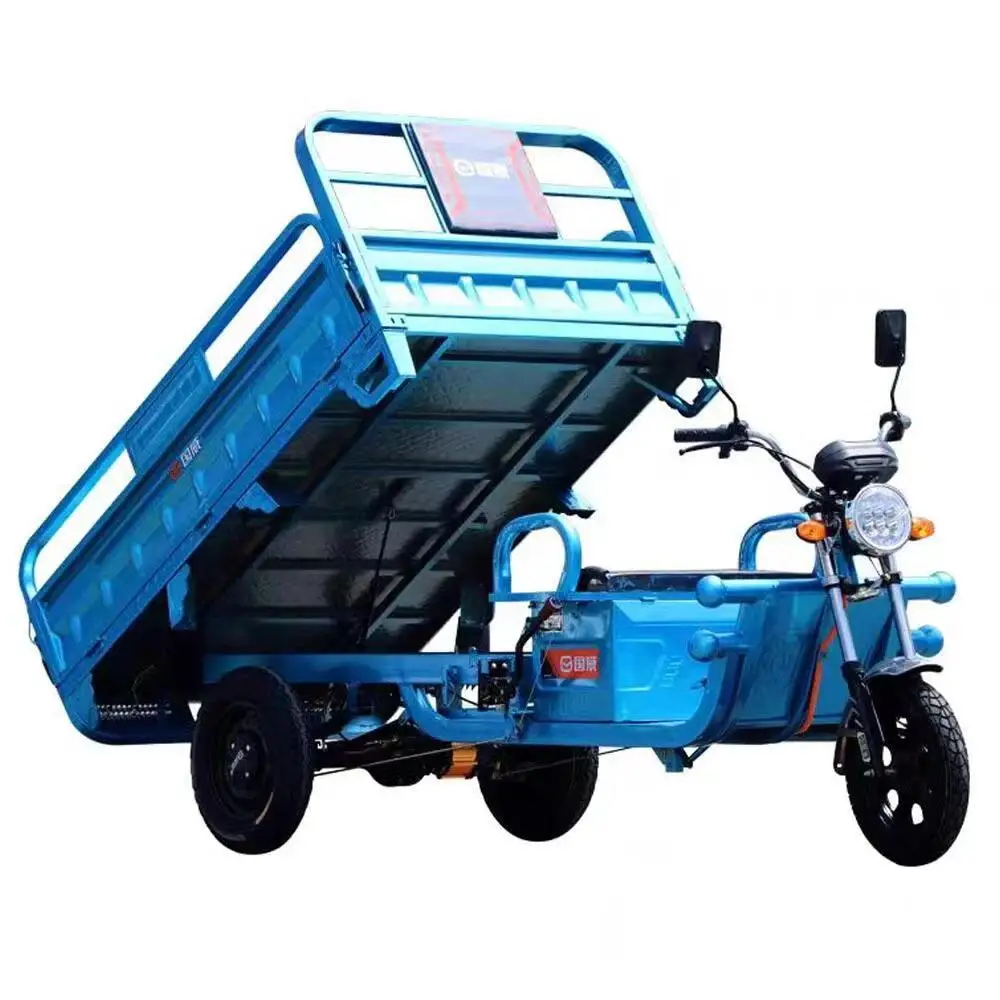 2024 New Guowei high-speed electric tricycle express car Agricultural freight car high-power truck