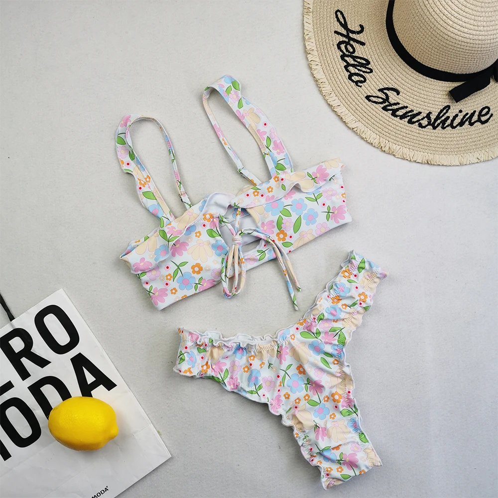 Factory Wholesale New Arrive Sexy Teen Girl Two Piece Bikini Set Beach ...