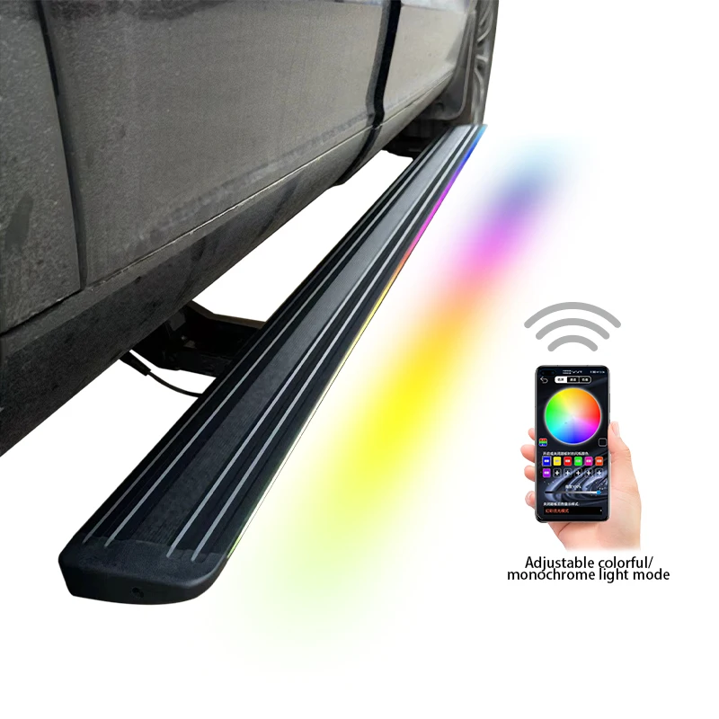 Chinese Car Aluminum Side Steps With LED Lights Electric Running Boards for Chery Jaecoo 7 Side Step Exeed VX Threshold LX