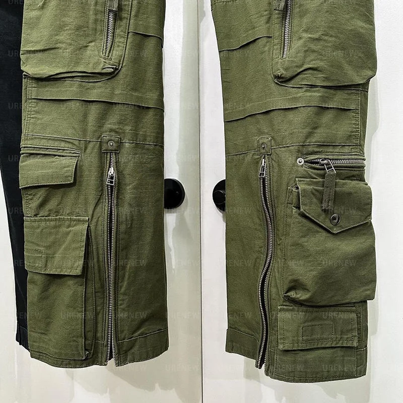 Custom Logo Wholesale Fitness Jogging Stacked Work Blank Men Running Joggers Track Cargo Pants Sweatpants Men gallery 5