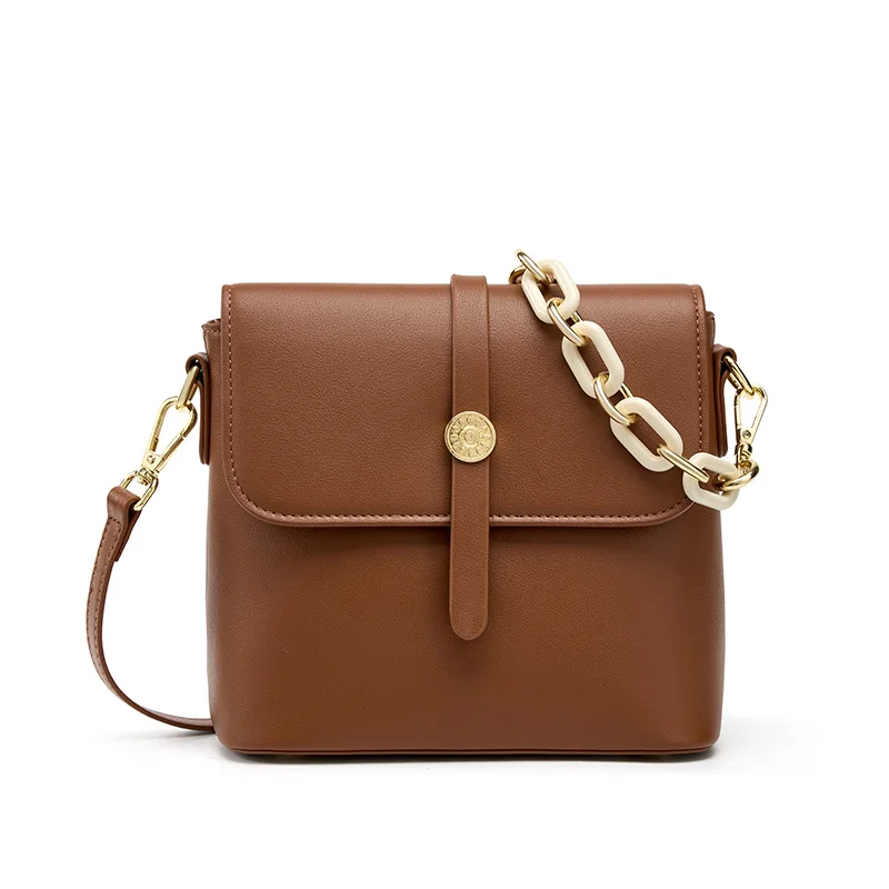 Customized Logo Bags Leather Bag Women Shoulder Handbags Fashion Shoulder Women Leather Ladies Hand Bags