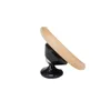 Black stand, natural wood-colored mirror, model: Y22146BB