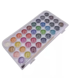 36 colors artist watercolor  paints set for portable outdoor sketch soluble brush children friends gift CX2-030