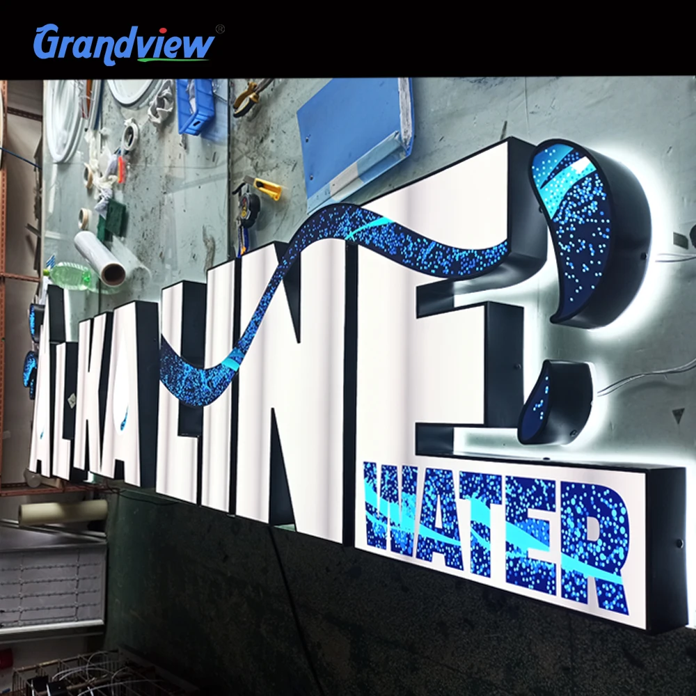 Letter Signage for Sign Illuminated Shop Front Led Letters Backlit Acrylic Plastic Advertising 3D Wall Sign Customized