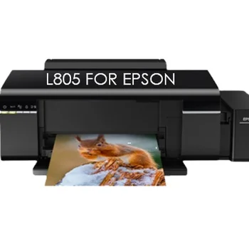 Hot sale six color label continue inkjet printer on sales A4 Model automatic Desktop id card UV inkjet printer for EPSON L805