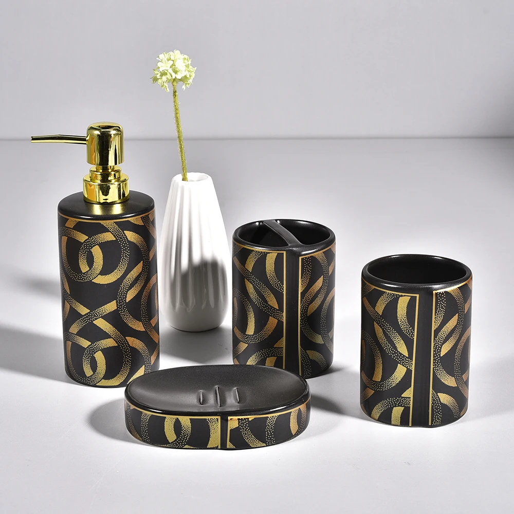 Luxury 4 Piece Bathroom Products Home Decoration Bathroom Accessories Set Buy Bathroom