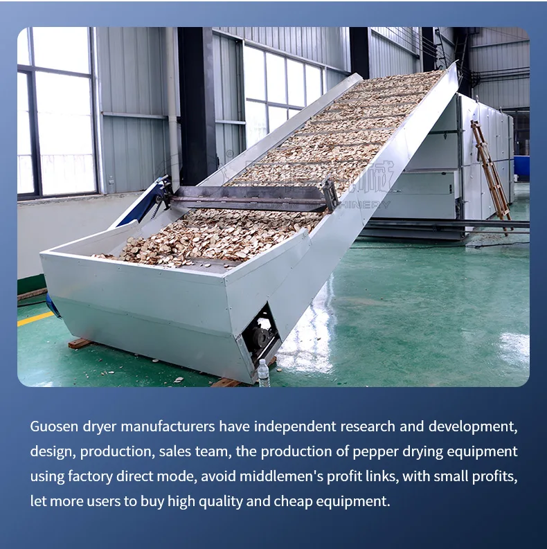 GX12 Cassava Dryer Automatic Continuous Drying Machine
