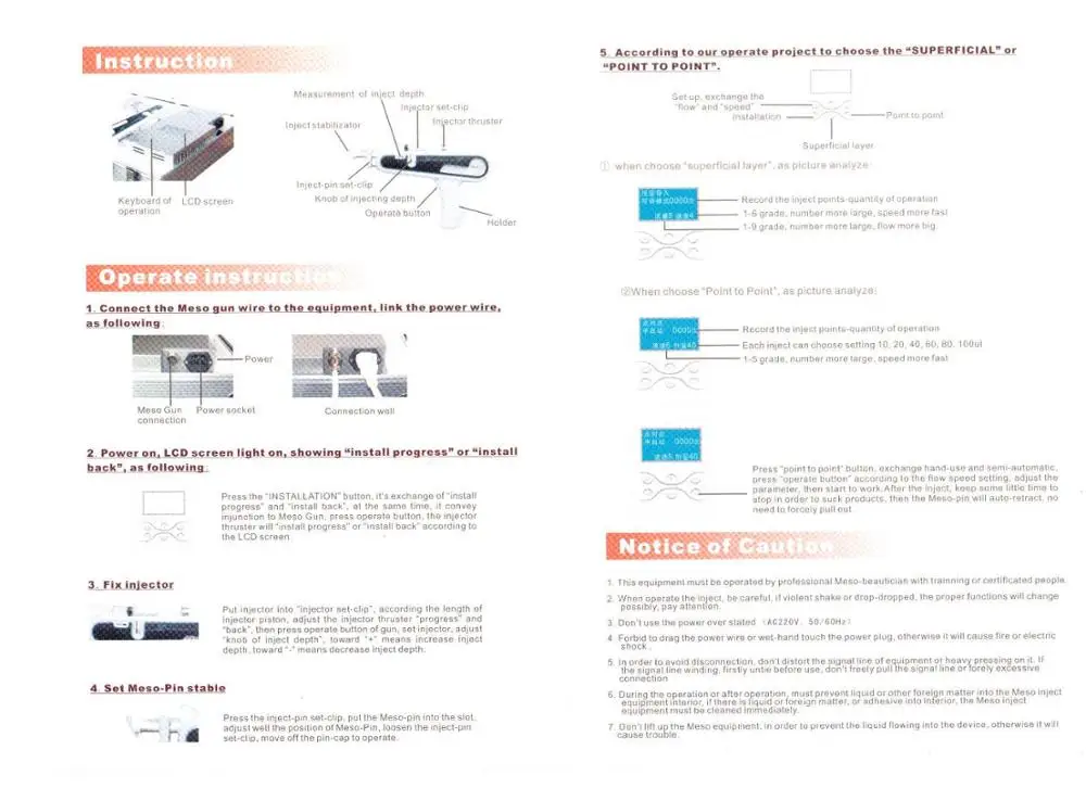 Factory Price Easy To Use Mesotherapy Injection Gun