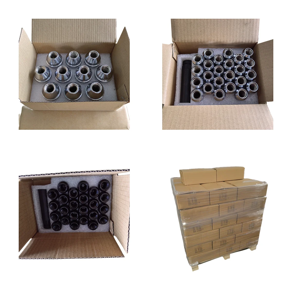 Taida Acorn Bulge Wheel Nut Chrome Lug Nut With Washer Nut For Car