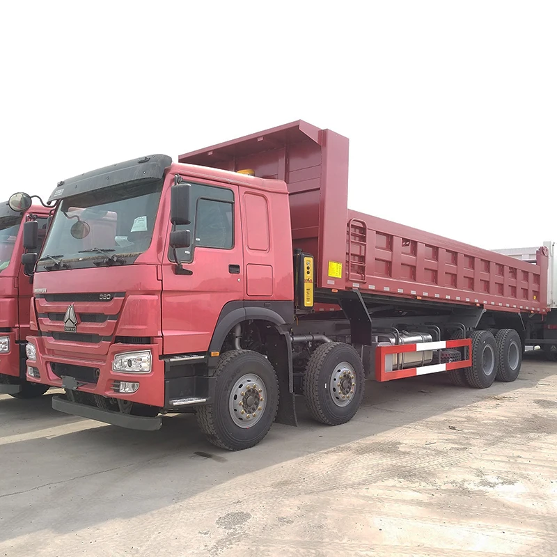 SINO TRUCK 12 Wheeler RHD 50tons Second Hand 8x4 Used HOWO Tipper Dump Truck