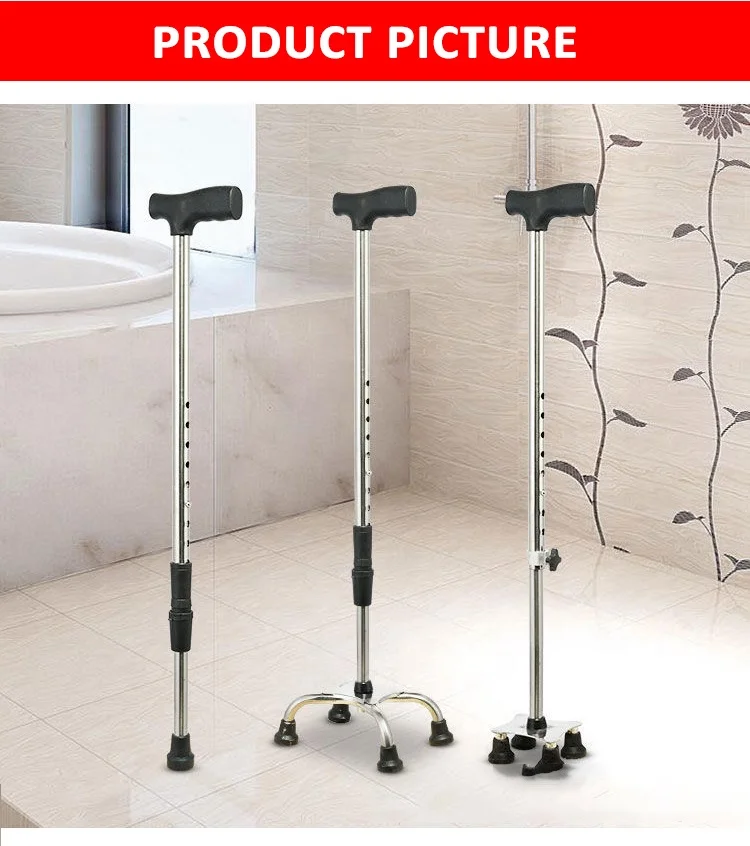Durable Quality  Cascade Mountain Tech  Foldable  Walking Stick Elderly Solid  Outdoor Trekking Poles