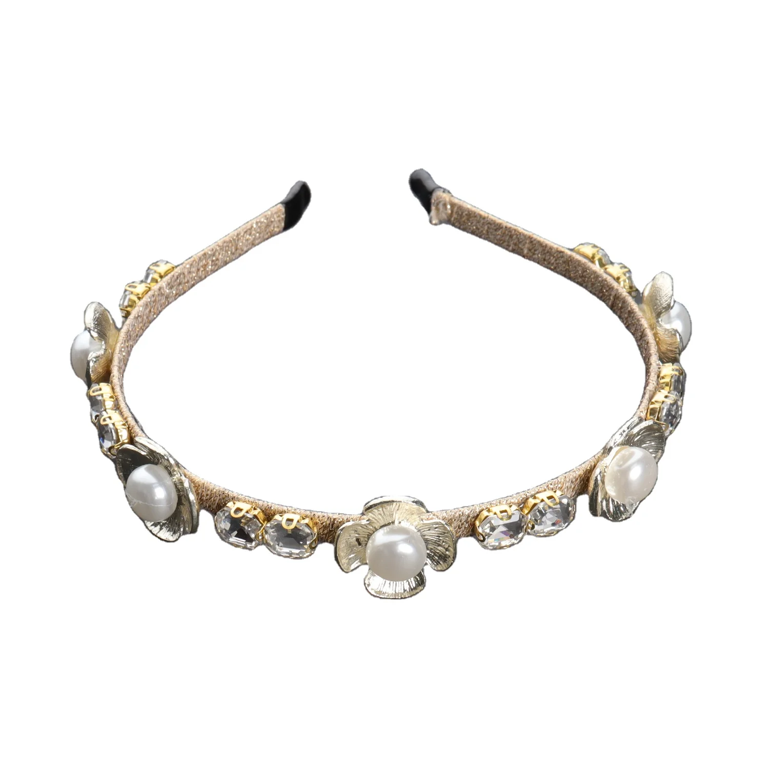 Женская повязка на голову с блестками