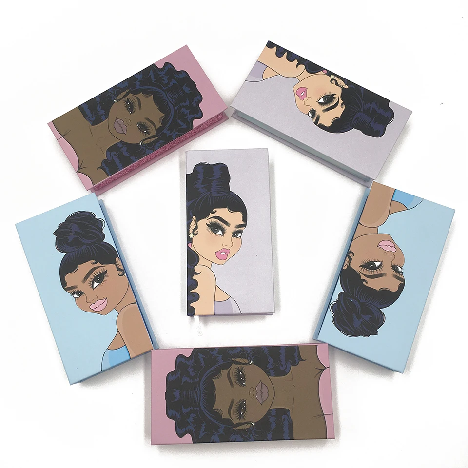 Factory Wholesale Eyelash Packaging Vendor Customized Eyelash Boxes and Custom Logo 2021Hot Lash Boxes