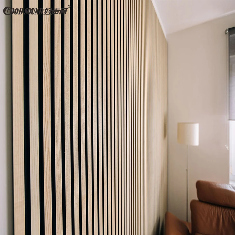 GoodSound Akupanel декор стен комнаты интерьер решетчатый деревянный шпон Mdf перфорированная акустическая