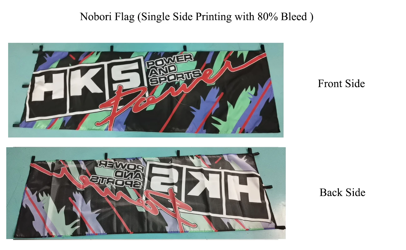 2025 New Promotion Custom Design Digital Printing Garage Decoration Nobori Flag 180*60CM 10*30CM Japanese Advertising Banner