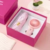 Rose Pink - Sunny Umbrella+Small Fan