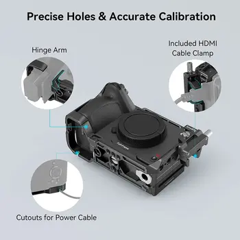 SmallRig Handheld Cage Kit for Sony FX30 FX3 with XLR Handle Extension Rig, Wrist Strap and Clamp for - 4184 detail image