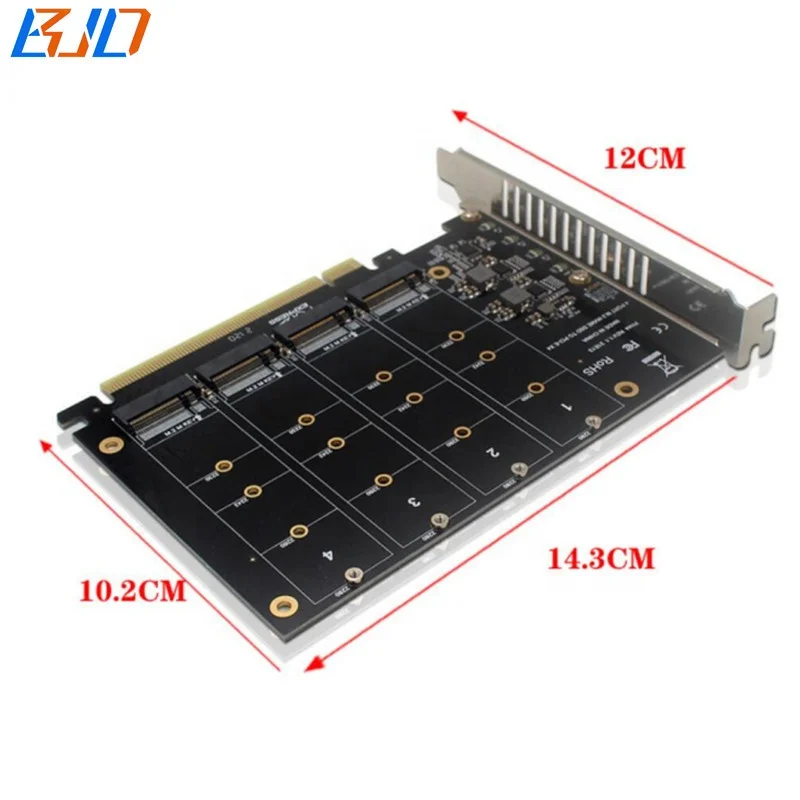 PCIe NVMe M.2 NGFF SSD to PCI-E PCI express 3.0 x4 | India