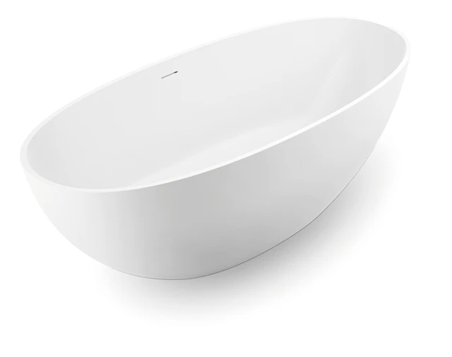 New Arrival Minimalist Premium Quality Hydroalumina Artificial Comfort and Style for Everyday Use Stone Bathtub