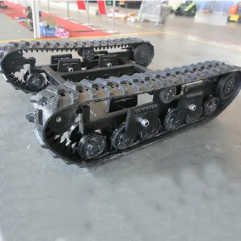 All-terrain Robot Crawler Platform Small Track Chassis Electric Remote Control Micro Track Chassis Rubber Track Chassis System